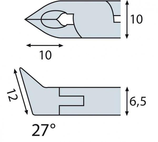 ELORA Elektronik Cutter Slant ESD sans eau 4580-OE 2K 4580030001000 prendre à bas prix
