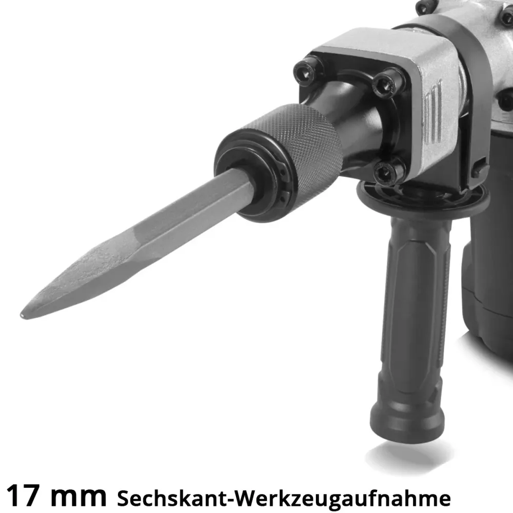 Hammer de démolition en acier AH-1300 ST avec 1 300 W de puissance, 4 000 traits par minute et 20 J Clipper STEMMhammer |...