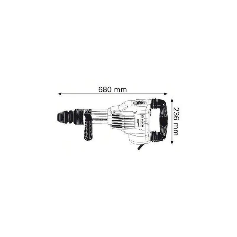 Marteau-Piqueur BOSCH SDS-Max GSH 11 VC Spécialisé 1700 W 23 J