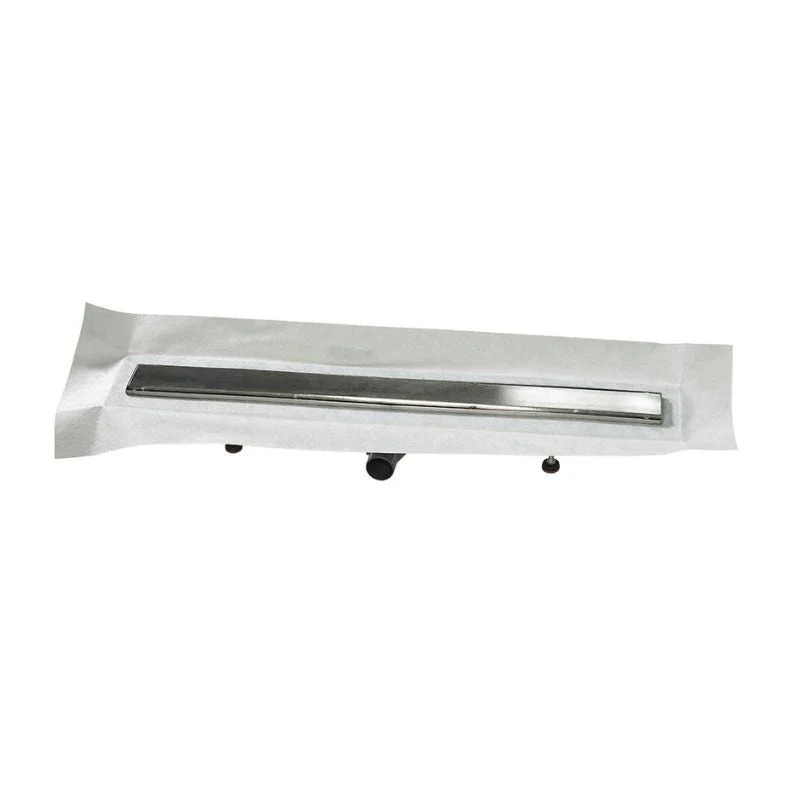 Caniveau de sol à maçonner 90cm MARMOX LD90SLIM - Siphon ultra-plat horizontal - Acier inoxydable