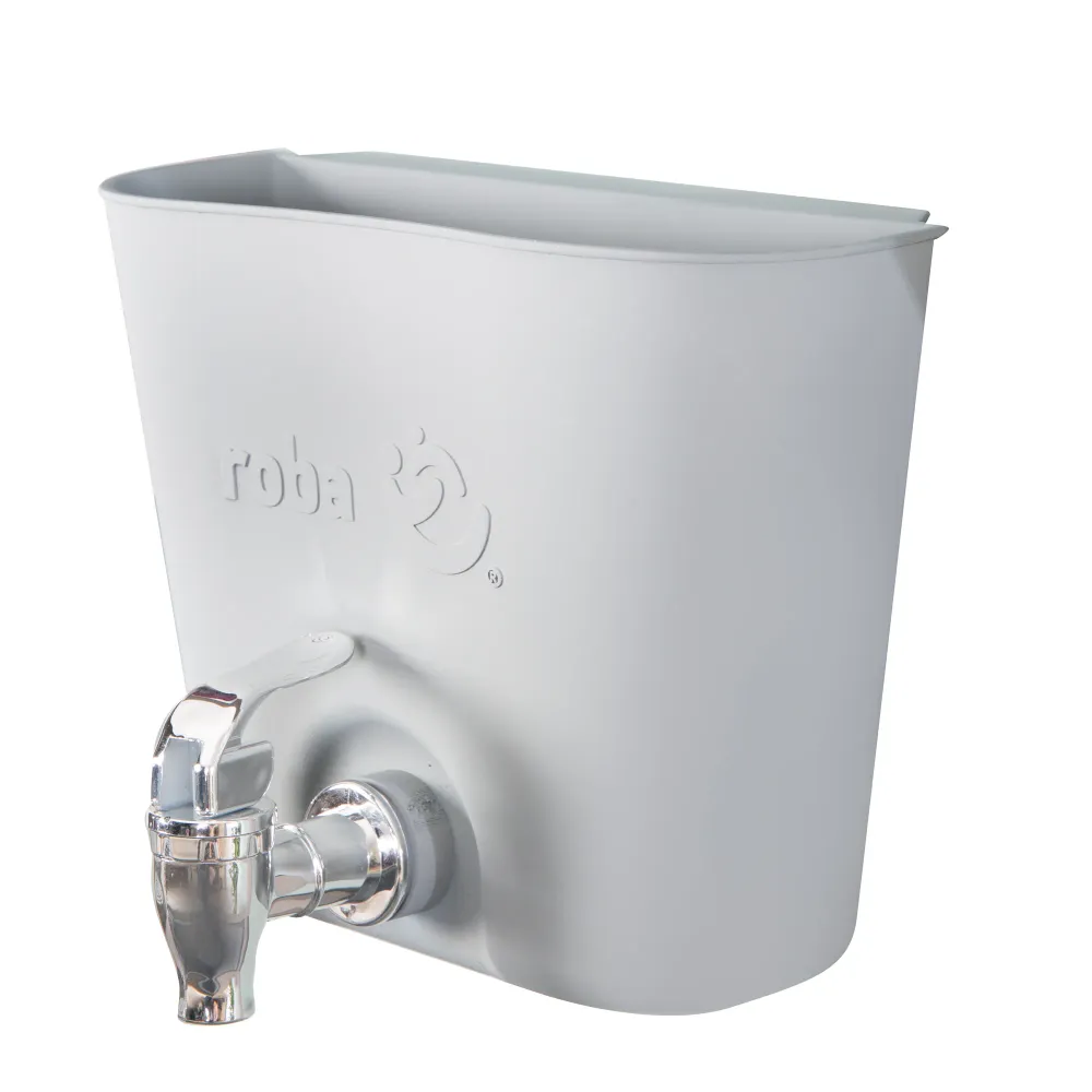 Wasserbehälter für Matschküchen - Zubehör für Outdoor-Spielgeräte - Grau