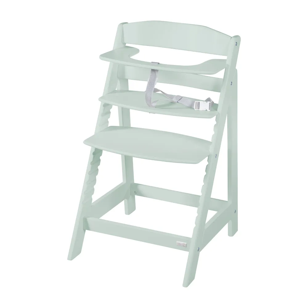 Isolant en Treppenhochstuhl 'Sit Up Flex', mitwachsend bis zum Jugendstuhl, Holz mint
