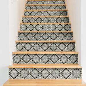 Stickers adhésifs escalier carrelages contremarche - SERENA - 29x101.5cm