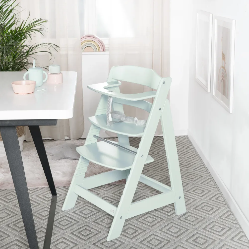Treppenhochstuhl 'Sit Up Flex', mitwachsend bis zum Jugendstuhl, Holz mint pour murs intérieurs
