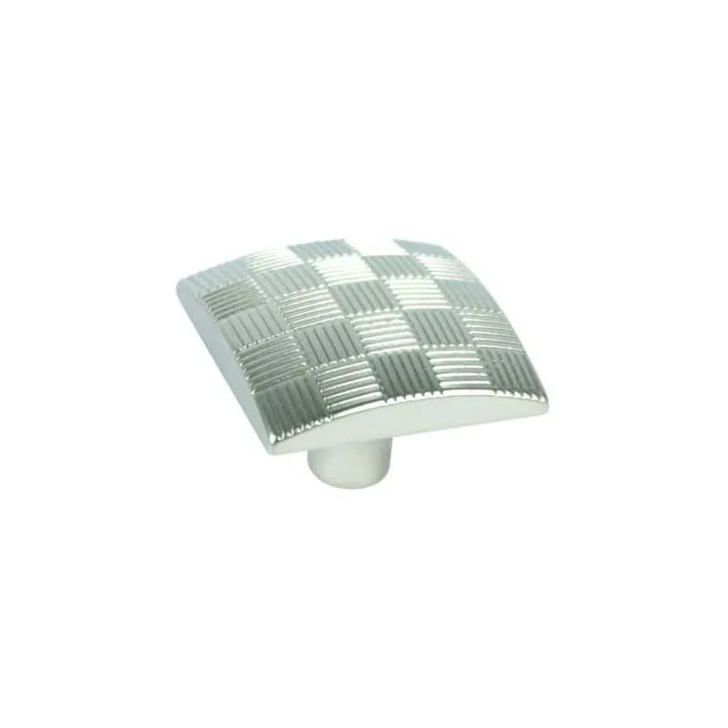 Bouton Country Chess zamak Nickelé satiné 8191/500