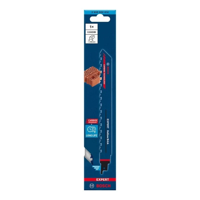 Mandrin Lame scie sabre BOSCH EXPERT 2608900414 Carbure Brique 240mm