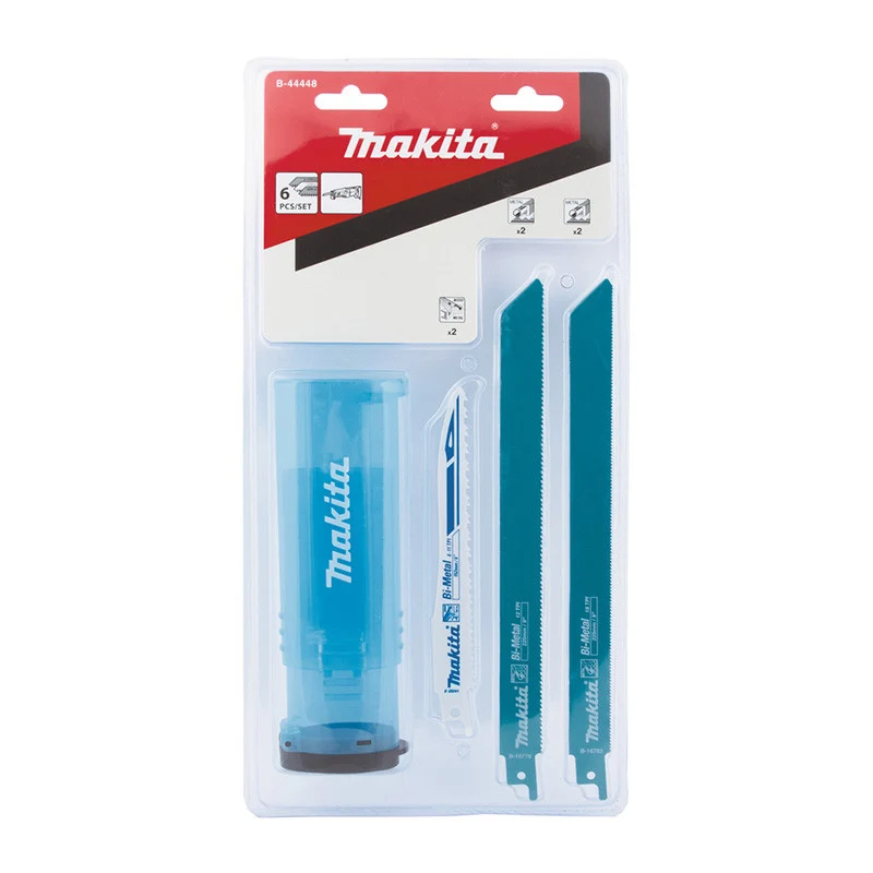 OEM Pack de 6 lames métal pour scie récipro MAKITA B-44448