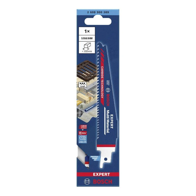 Remplacement Lame pour scie sabre BOSCH Expert 'Multi Material' S956XHM - métal - 150 mm