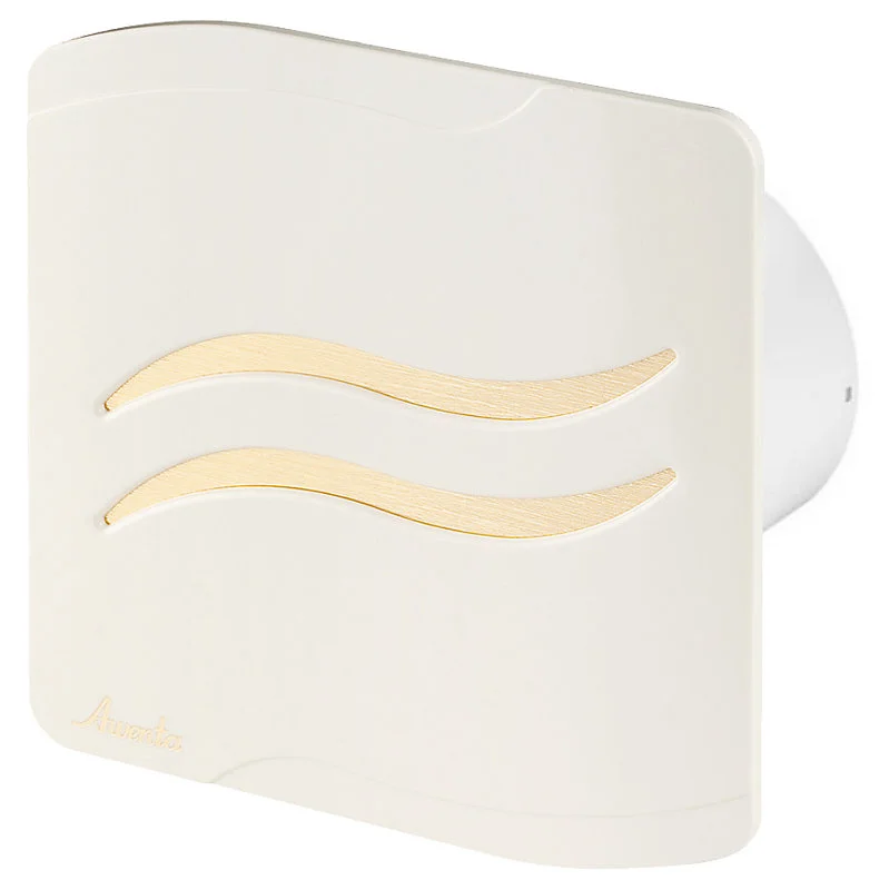 Ventilateur Ecru ABS Hygrostat Extracteur D'air 100mm Awenta