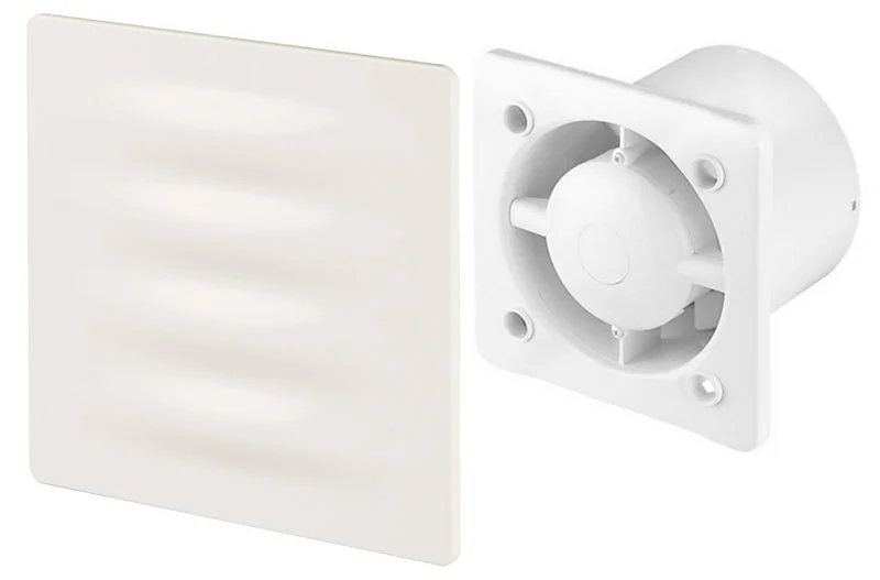 Ventilateur Ecru ABS Hygrostat Extracteur D'air 100mm Awenta