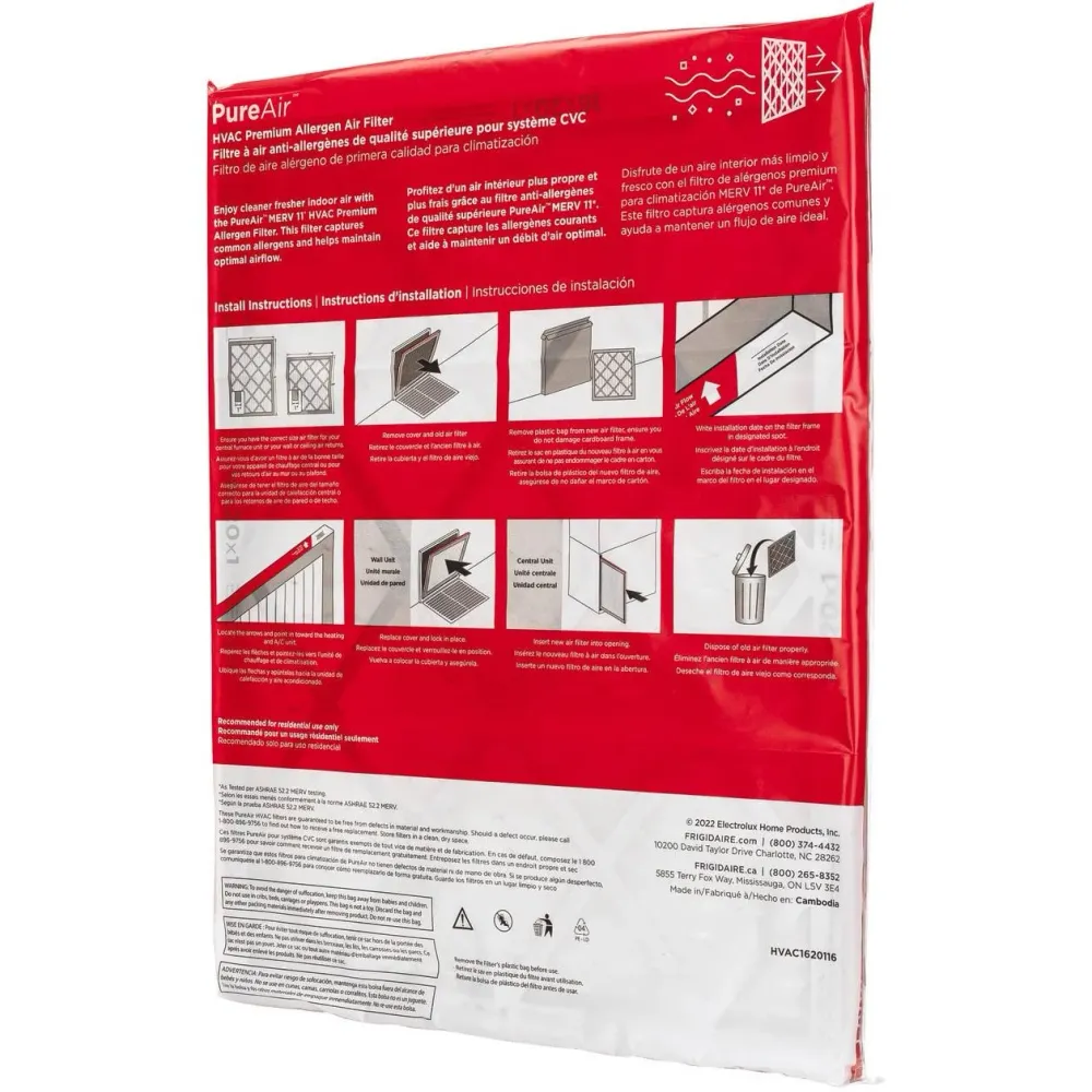 Frigidaire Accessoire pour Climatiseurs Filtre HVAC1620116