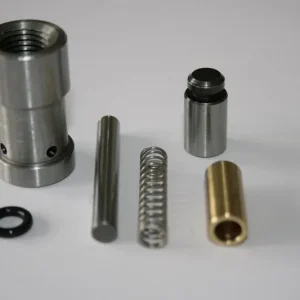 Jeu de broches de valve ELMAG comprenant les pièces n° 5 3 4 9 2 et 10 pour marteau de démolition DL EPS 220 9403110 se pr...