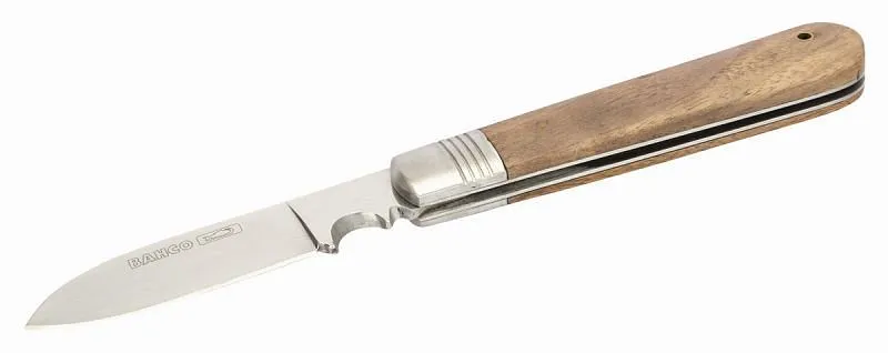 Couteau d'électricien Bahco pliable manche en bois 2820EF1 commander à bas prix