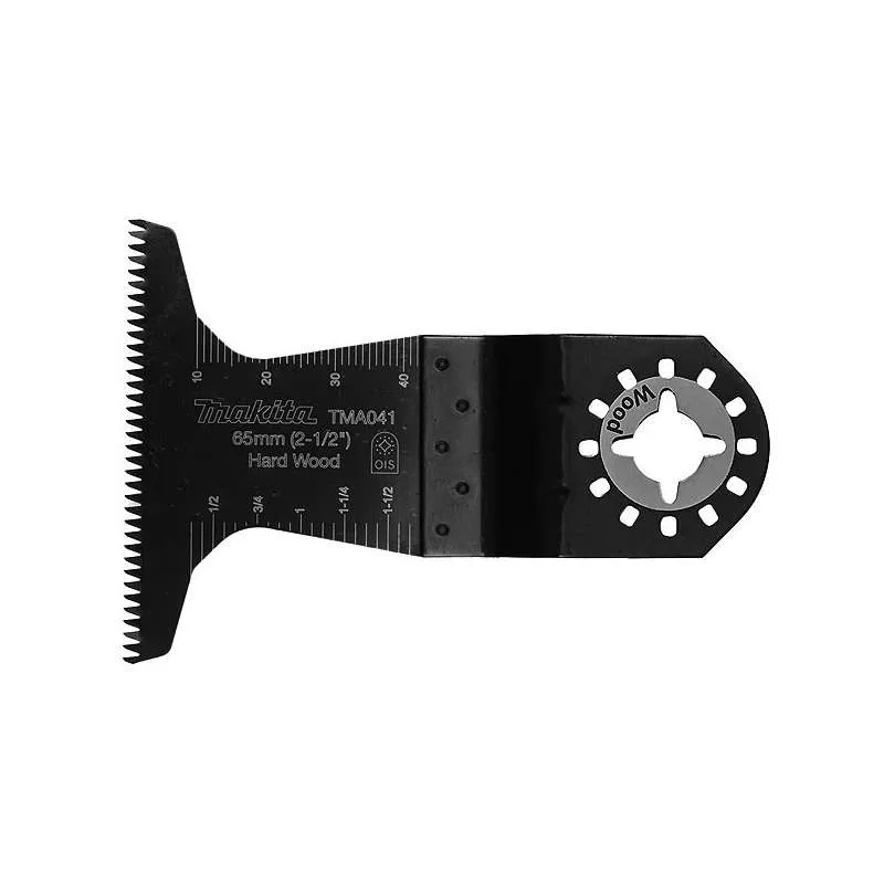 Lame plongeante HCS MAKITA B-64901 pour coupe vif de bois avec clous 65 x 40 mm