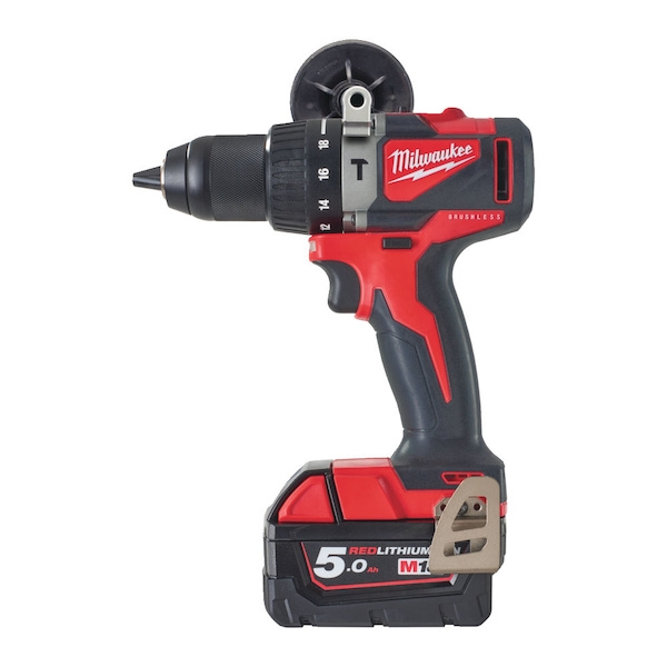 Perceuse-visseuse sans fil 18V - 2 batteries de 5Ah 82 nm BLPD2502X - MILWAUKEE