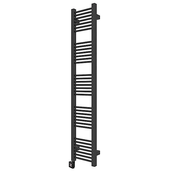 Sèche-serviette électrique réglable noir - HxL : 1460x230 mm - 400 Watt - MIK1460/230E1NP