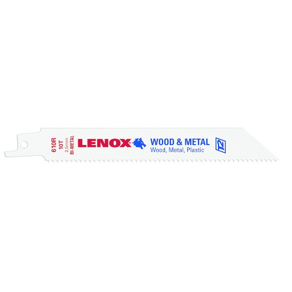 Lame de scie sabre 610R - 152x19x0,9 mm - LENOX