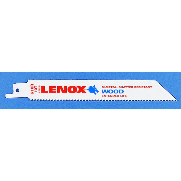 Lame de scie sabre 610R - 152x19x0,9 mm - LENOX