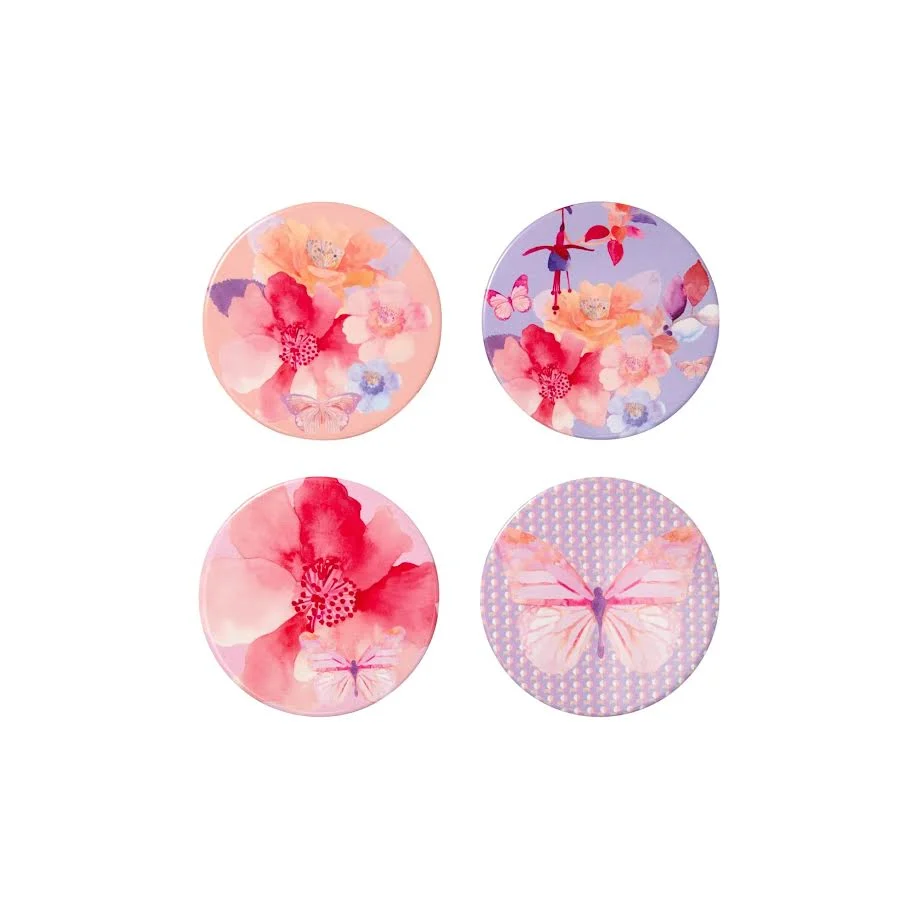 Maxwell & Williams 10cm 4 Piece Camilla Coaster Assorted - Hauteur réglable