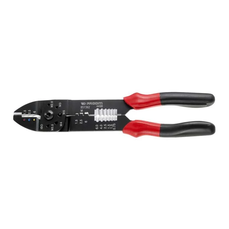 Démontage Pince à sertir conventionnel FACOM 449BPB pour cosses pré-isolées et nues (dénudage 0,75 à 6 mm²)