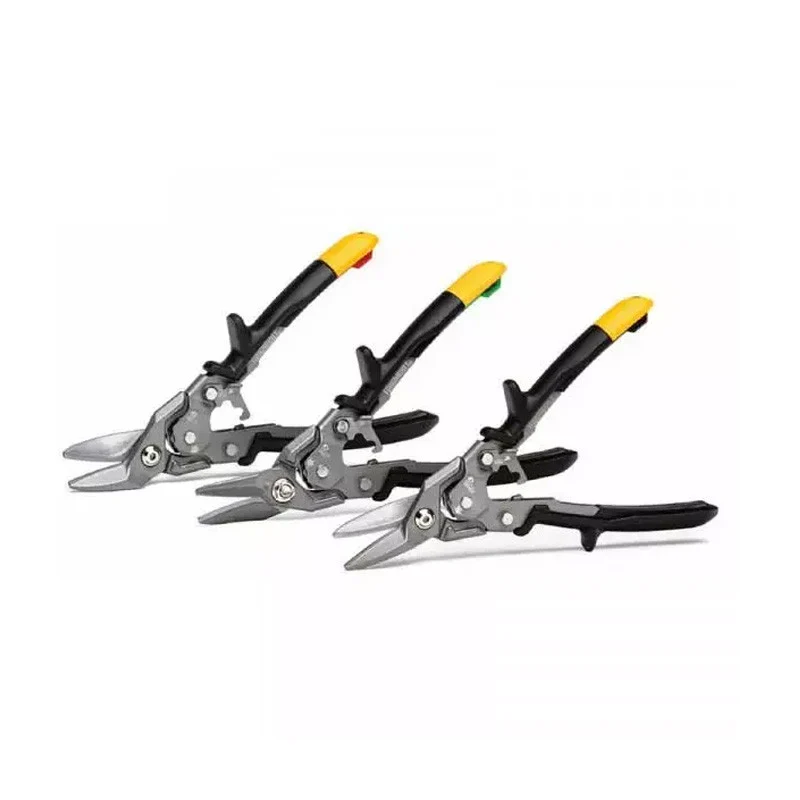 Précision Jeu de 3 cisailles aviation TOUGHBUILT TB-H4S3-60-BEA