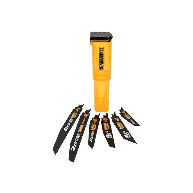 Coffret de 6 lames pour scie sabre DEWALT DT2440L-QZ 100 à 228mm