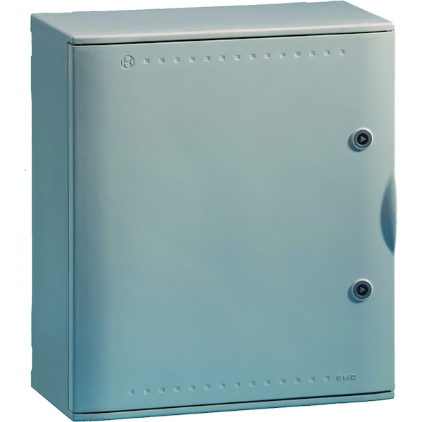 Coffret électrique étanche PEDRO - porte pleine - 425 x 325 x 180 mm - gris - IBOCO