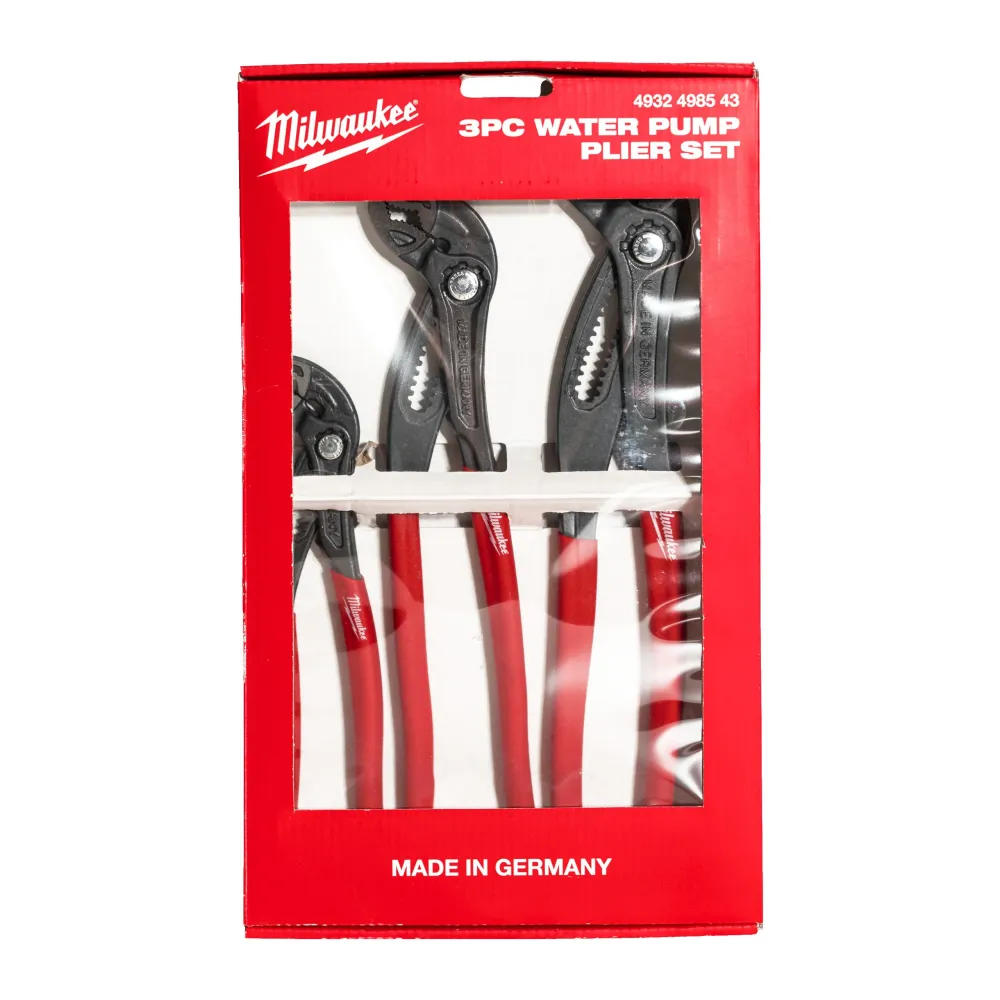Milwaukee Coffret de pinces multiprises (3 pièces)