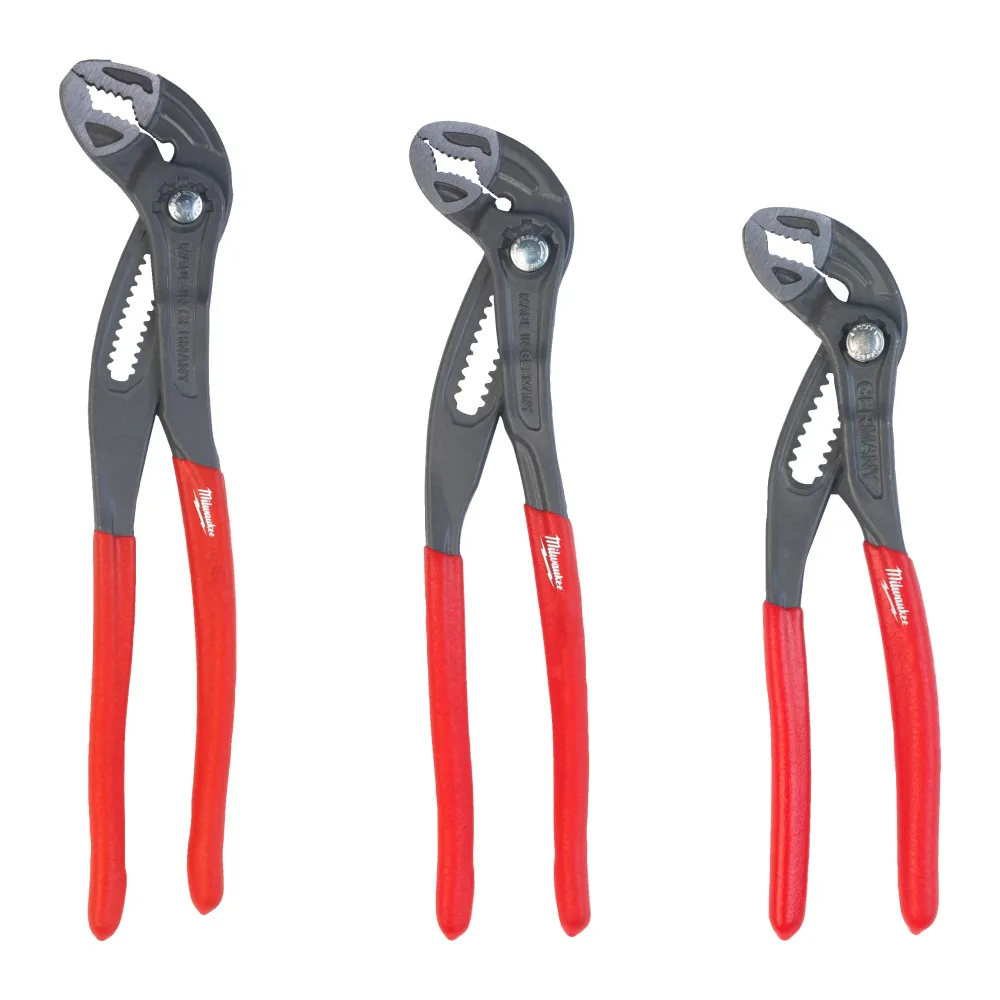 Milwaukee Coffret de pinces multiprises (3 pièces)