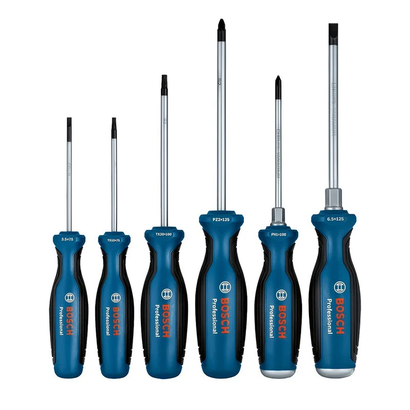 Pack 3 pinces BOSCH + 6 tournevis BOSCH Expert + L-BOXX