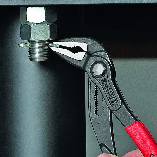 Pince multiprise COBRA effilée - Capacité de serrage : 42 mm - Longueur totale : 250 mm - KNIPEX