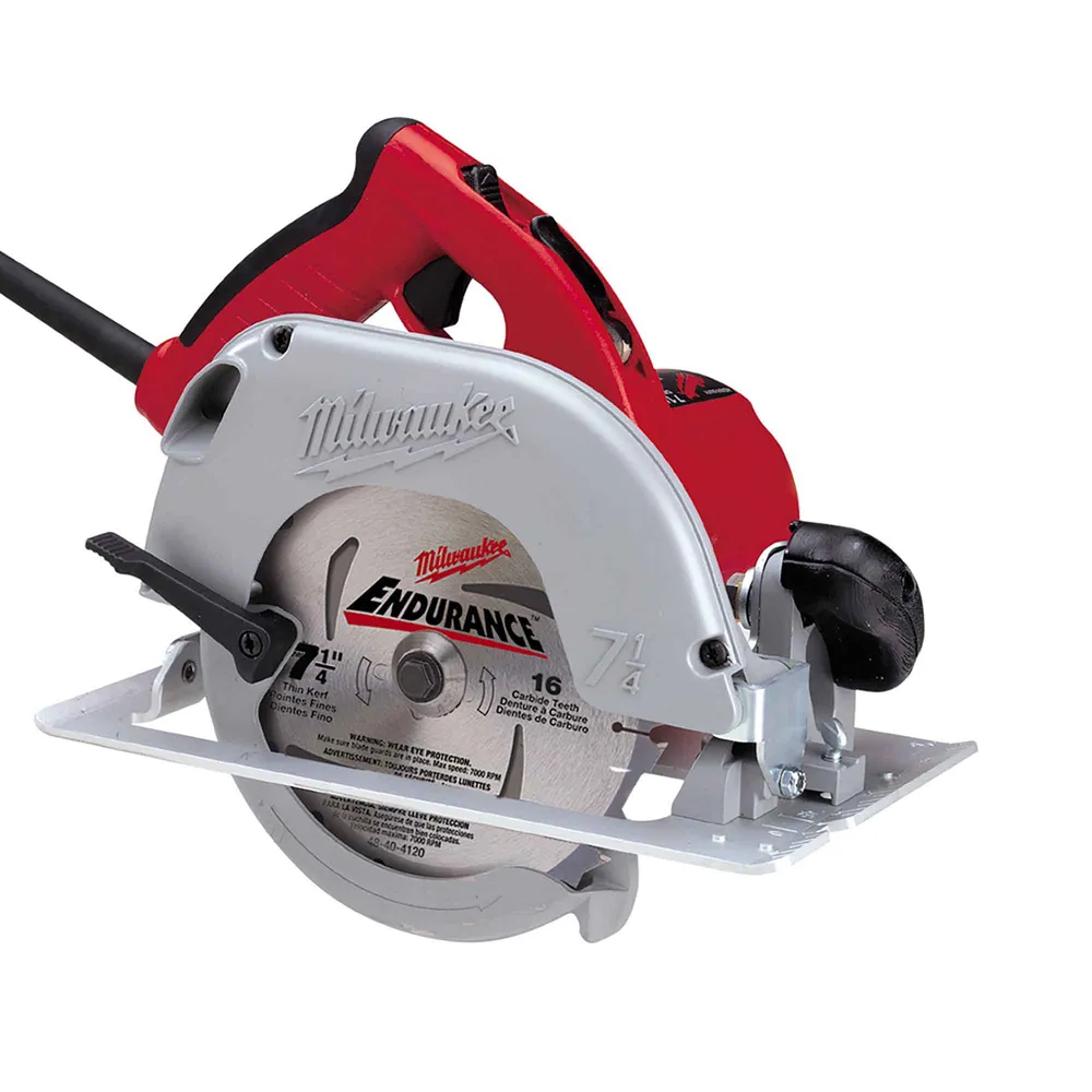 Scie circulaire électrique à poignée ajustable TILT-LOK avec coffret, 7-1/4"