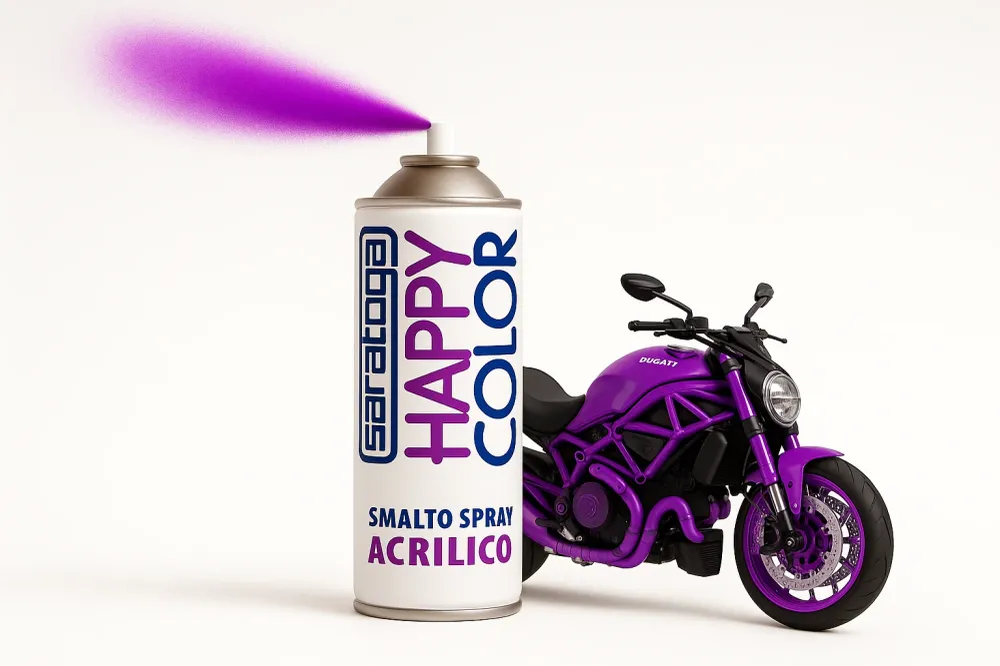 Peinture Spray VIOLET 173.006 - Saratoga - Happy color | Livraison Rapide