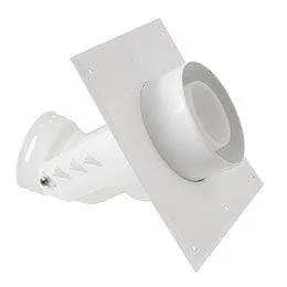 Certifié NF Plaque murale C9 + coude intégré diamètre 80 / 125 mm réf. 445980