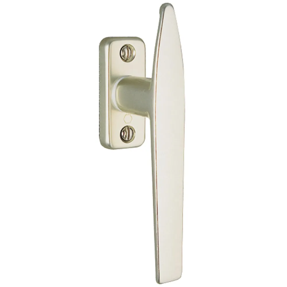 Béquille de porte Poignée de fenêtre Finition anodisé champagne