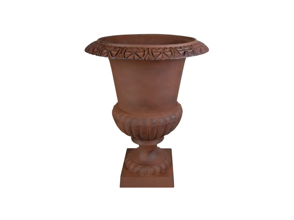 Vase français haut avec poignées - D 50 cm x H 66 cm avec Pack de 6