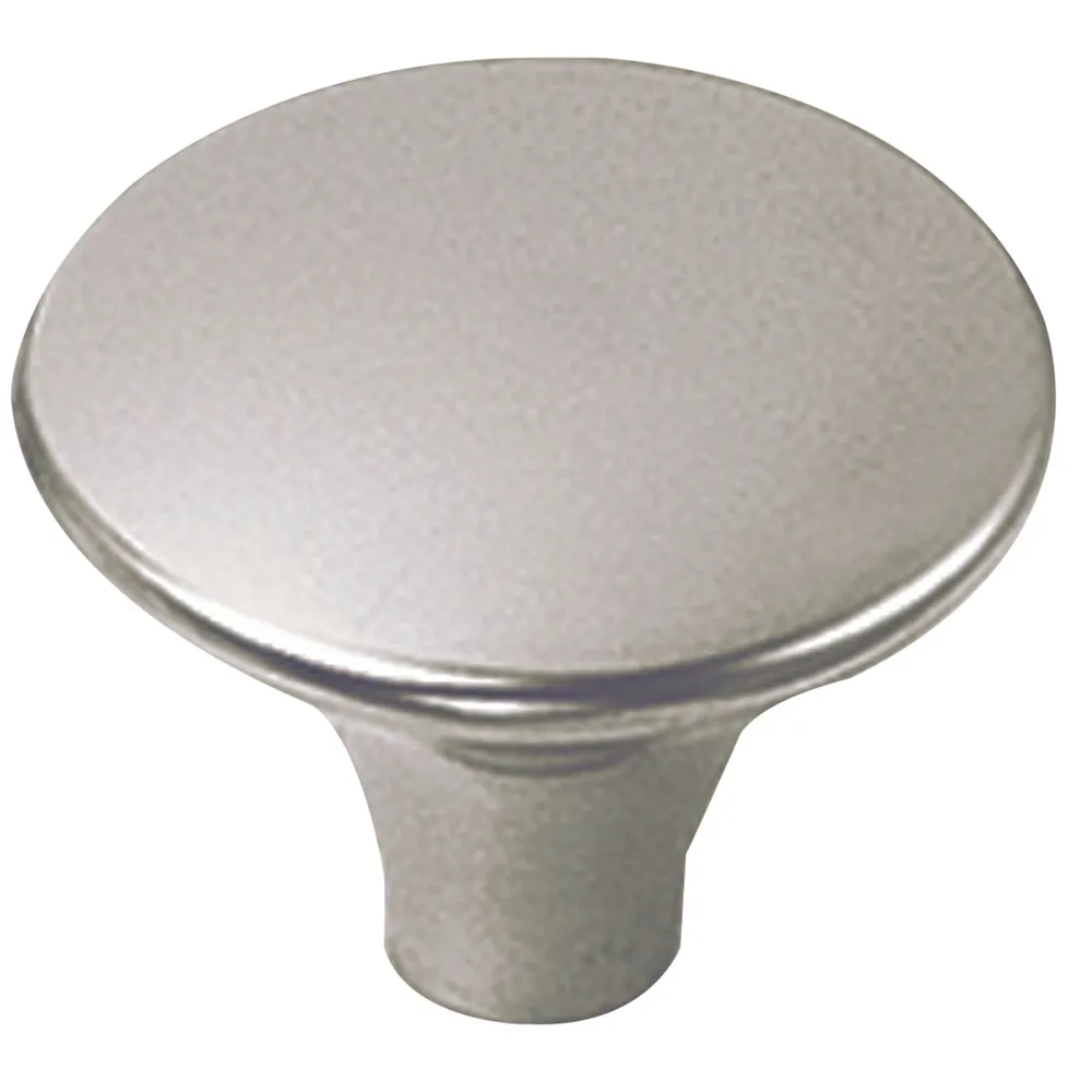 Bouton 8732 zamak Nickelé brossé Kit de montage complet