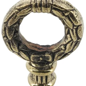 Patte de fixation Fausse majeur 129-06 Laiton poli