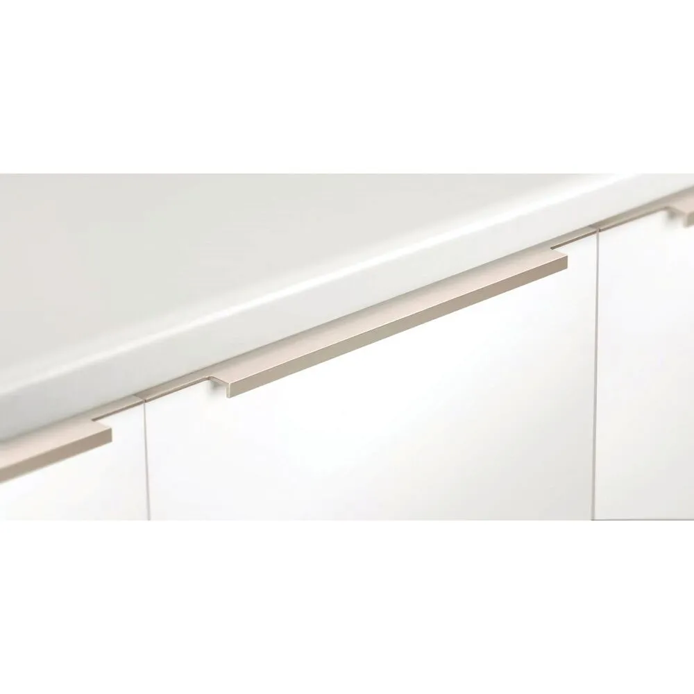 Patte de fixation Poignée Profil 765 métal léger Inox anodisé brossé