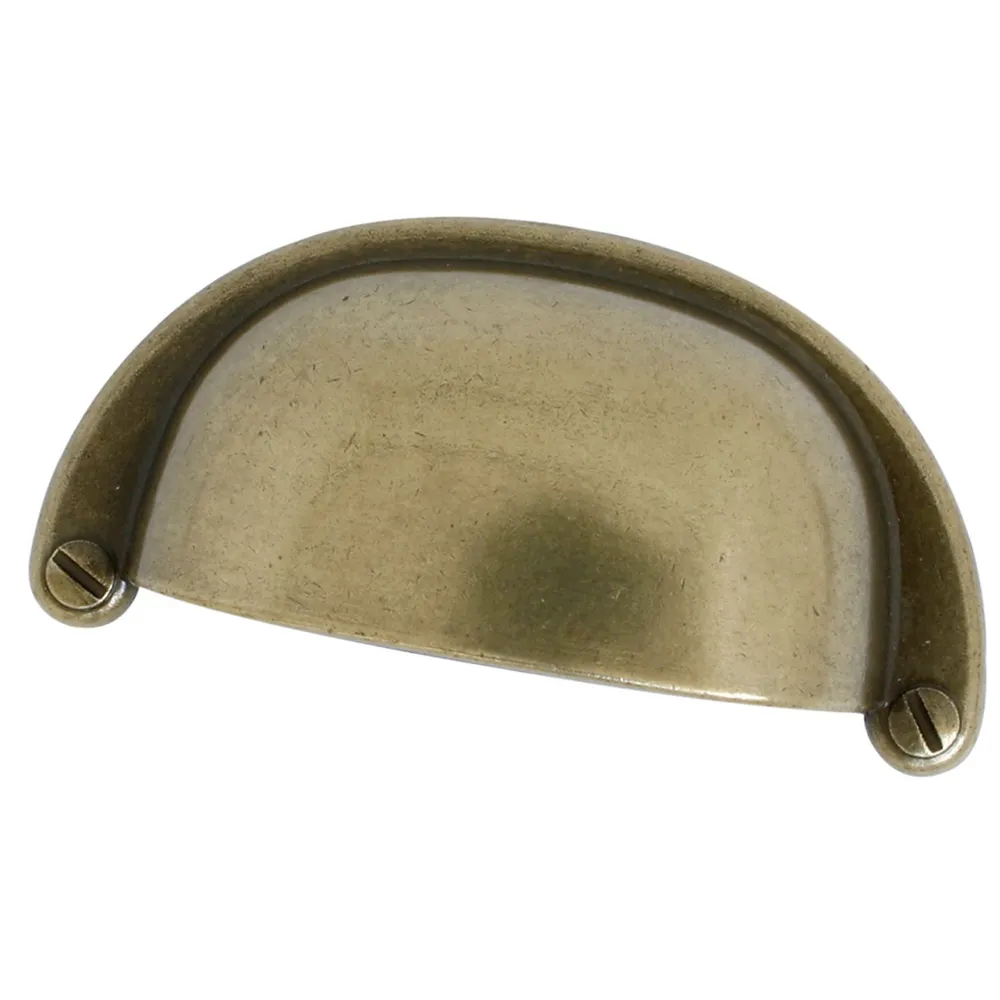 Poignée coquille Zamak Bronzé