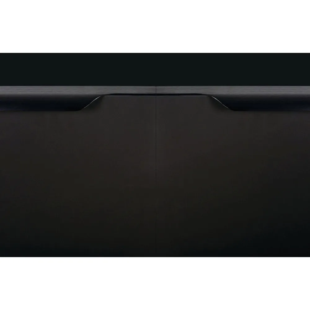 Poignée encastrable Poignée Profil 848 aluminium Noir mat anodisé brossé