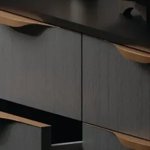 Poignée Profil 772 N aluminium Cuivre étain anodisé brossé en acier galvanisé