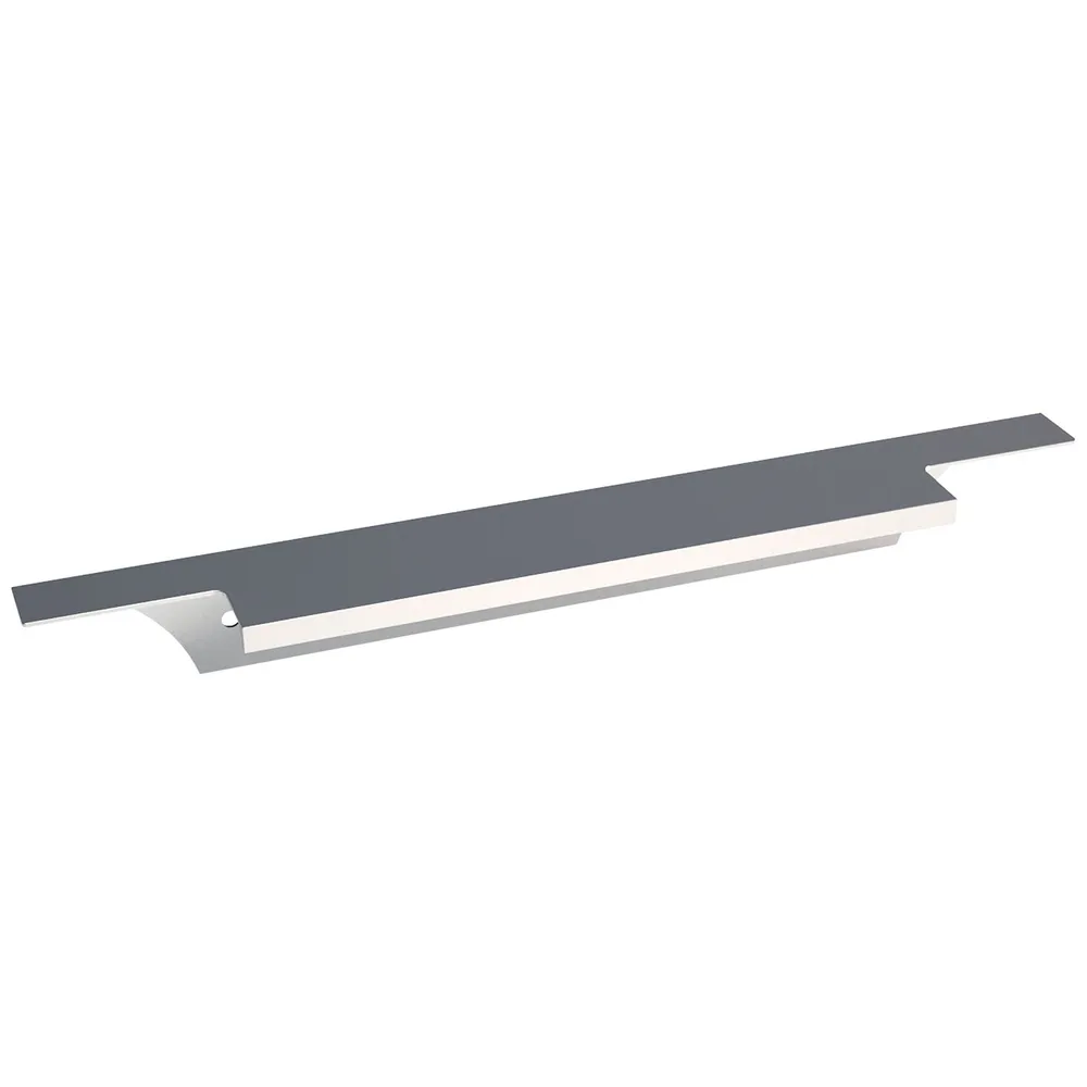 Équerre de fixation Poignée Profil 771 Aluminium Noir mat anodisé brossé