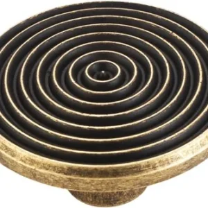 Support de tablette Bouton LAPS zamak Cuivre étain rustique