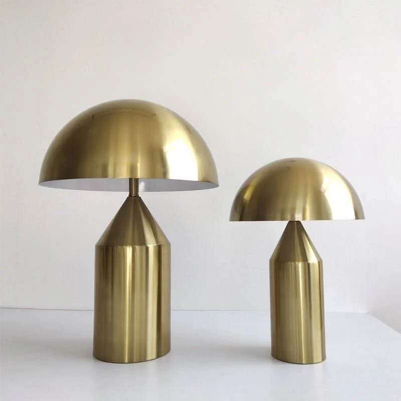 Lampe de Chevet Champignon | Lueur Élégante en blanc mat