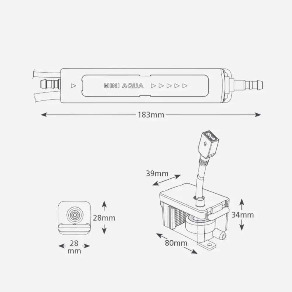 Pompe de relevage Silence+ Portatif Aqua pour système d'arrosage
