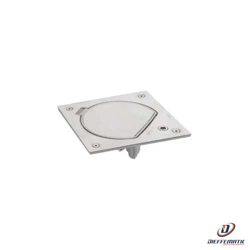 Accessoire de signalisation Urmet Portameccanismo , 1 Presa Schuko, Serie K45, Acciaio Inox 12266/23.Ac