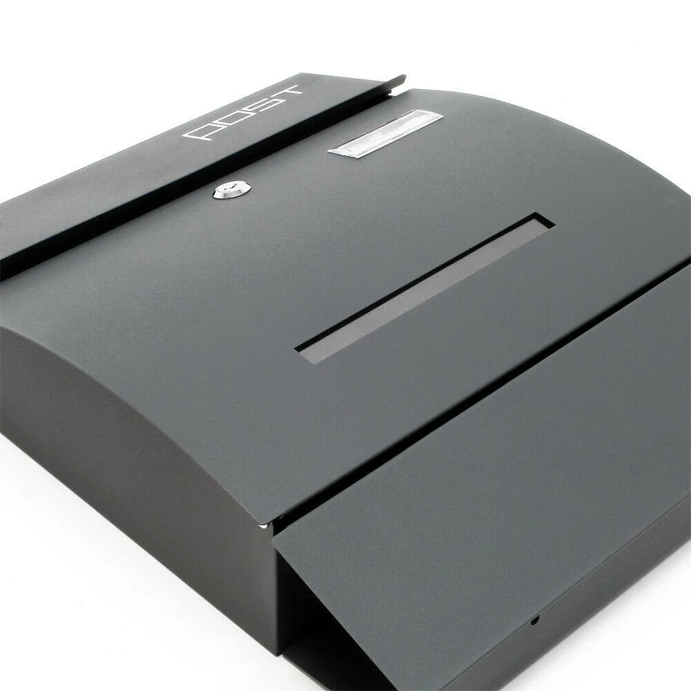 Boite aux lettres design actuel boite murale porte-journaux anthracite 16_0000062
