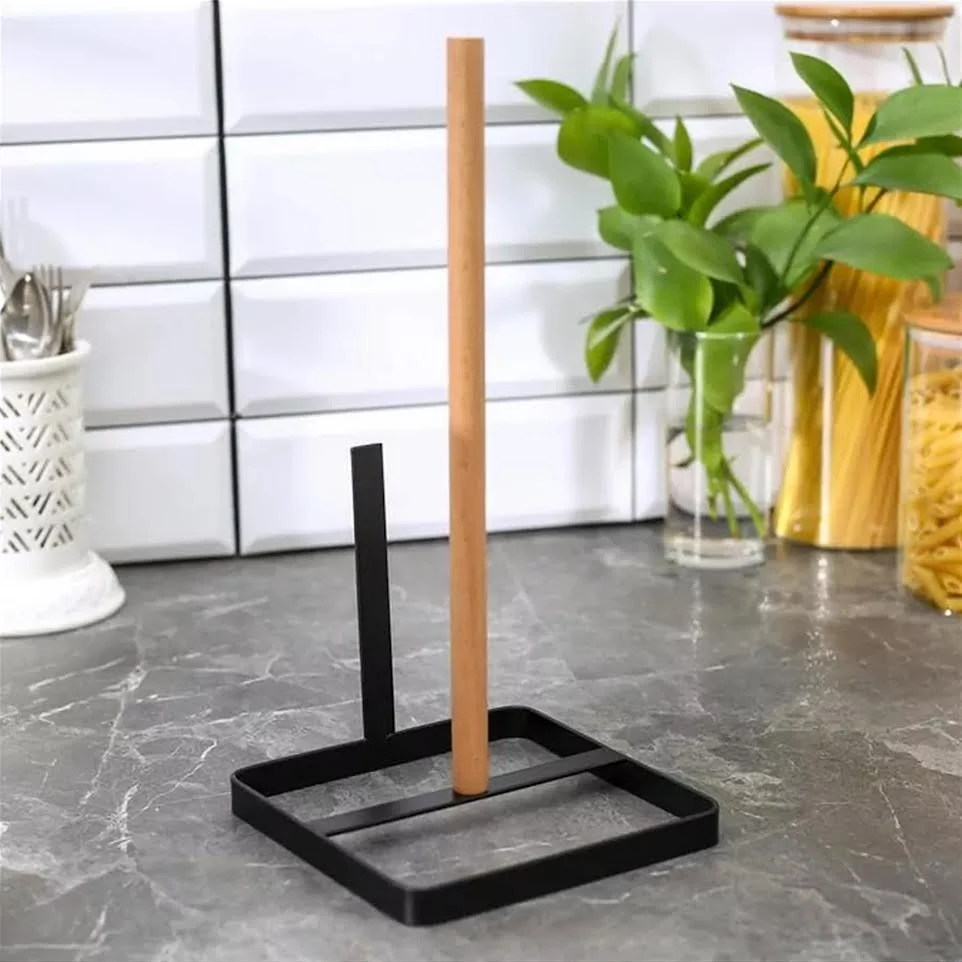 Haute Qualité Five Paper Towel Holder Noir jais