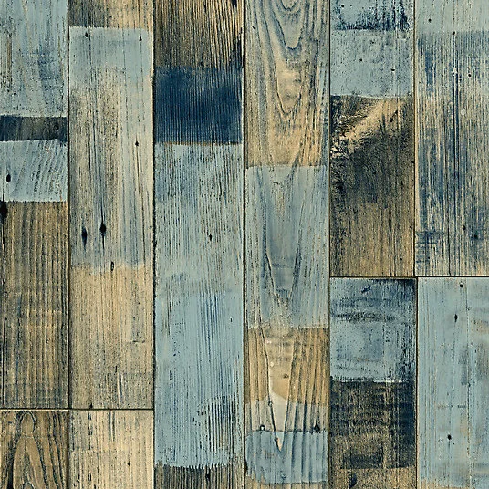 Sol Vinyle Podium - imitation Parquet bleuté - Rouleau de 4m x 5m Design moderne